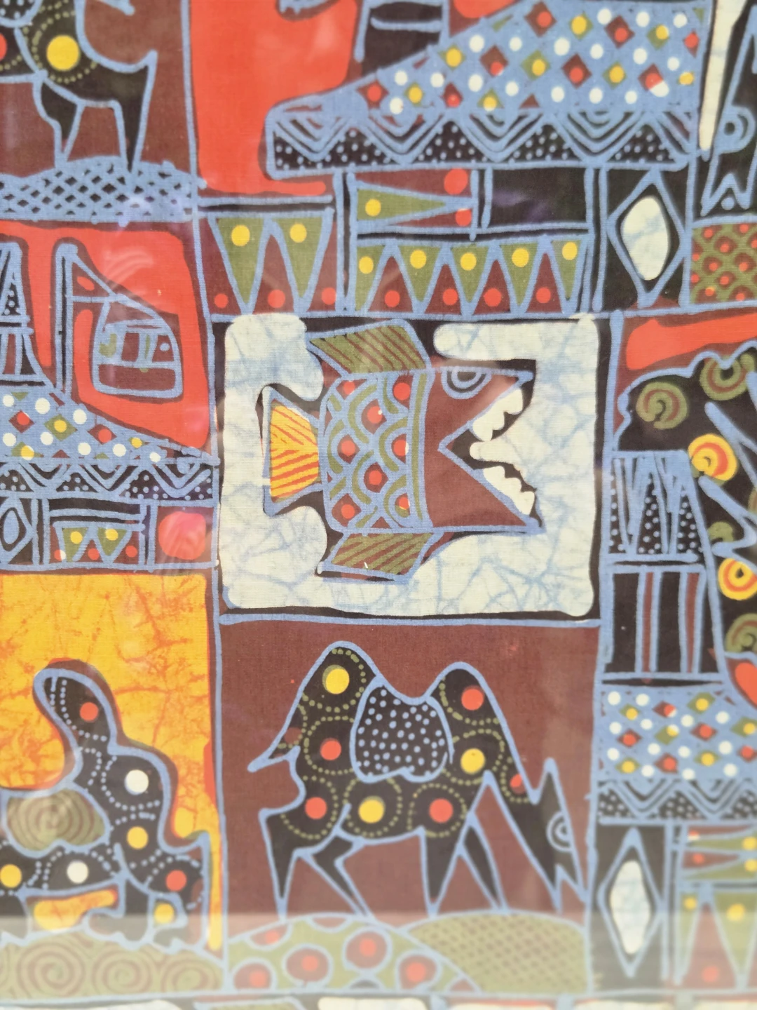 Framed Batik Art Print - photo 2
