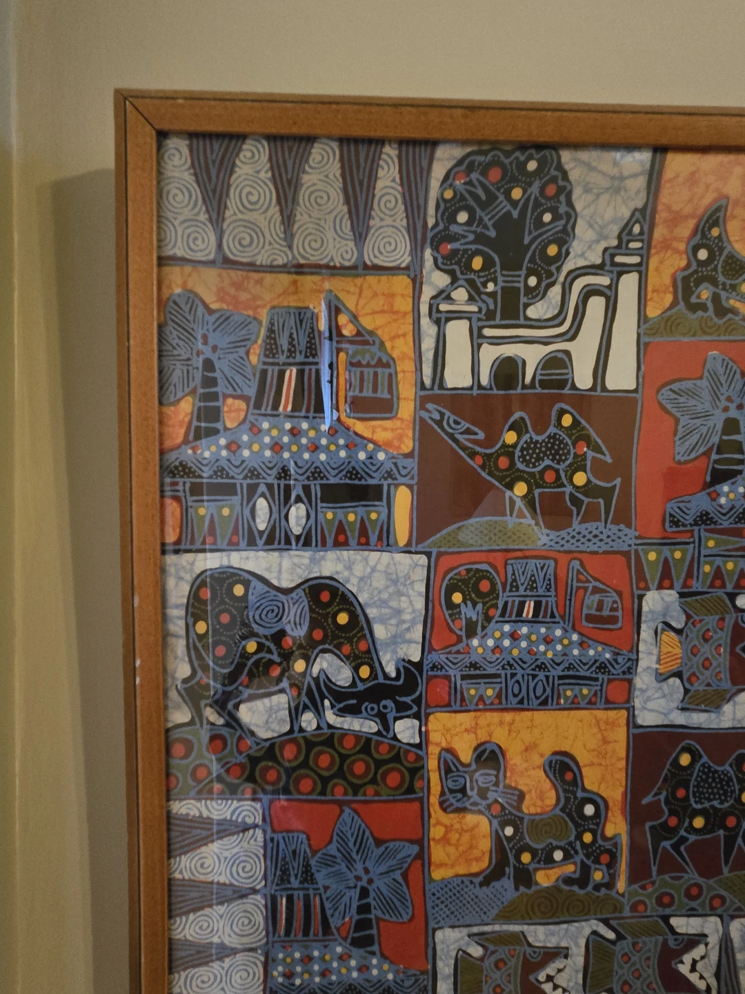 Framed Batik Art Print - photo 3