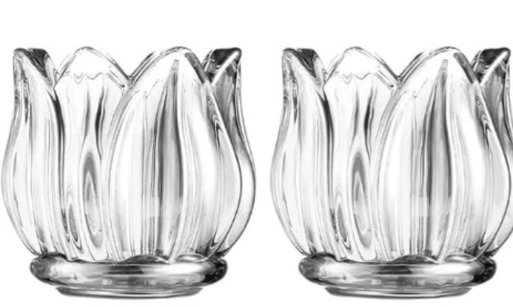 Set of 24 Clear tea light holders. - photo 3
