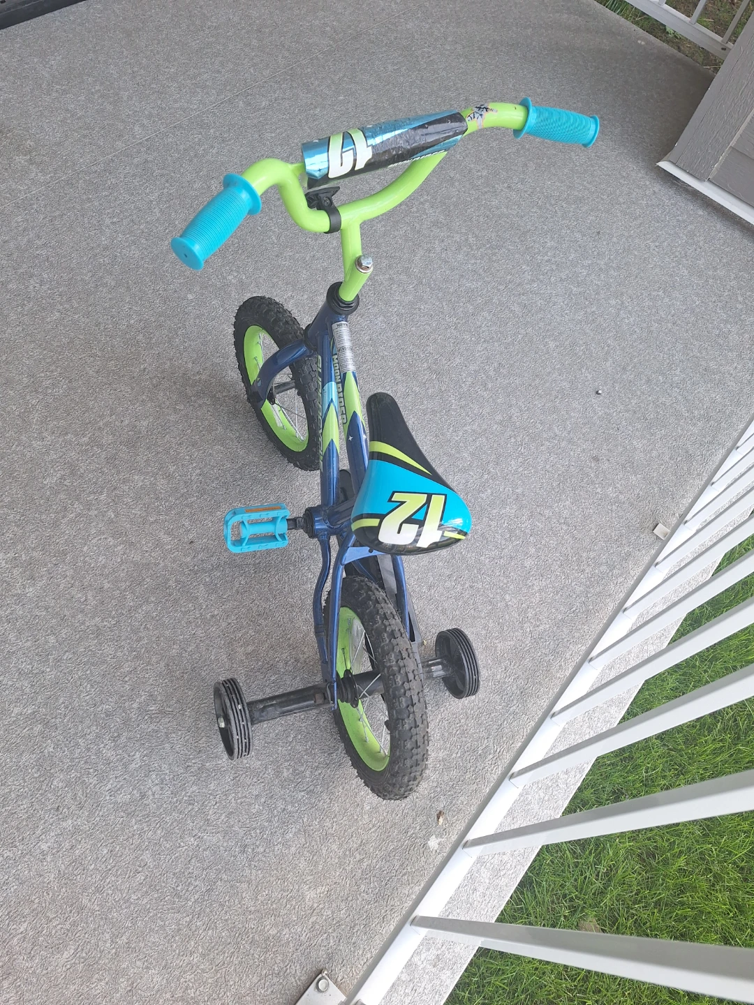 Supercycle Moon Rider Kids Bike - Blue/Green - photo 3