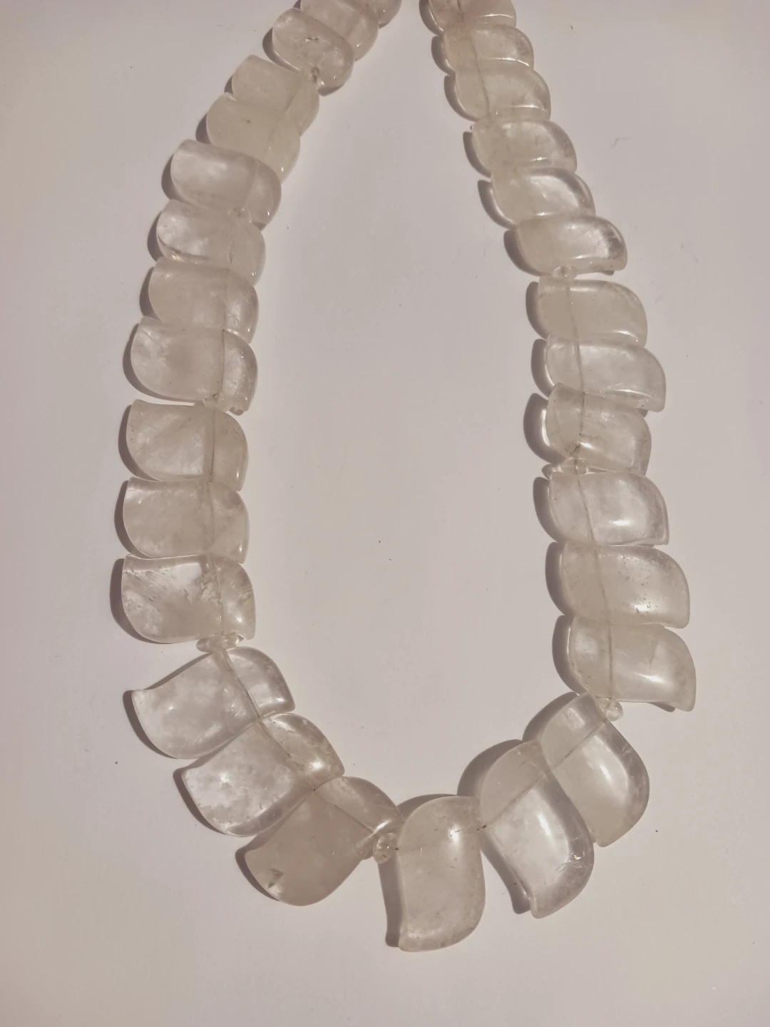 Sterling Silver 925 Rock Crystal Statement Necklace - photo 2