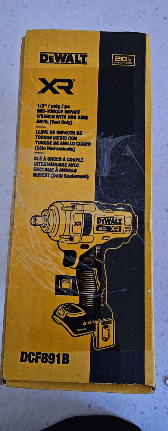 DEWALT XR DCF891B 1/2" Mid-Torque Impact Wrench (Tool Only)