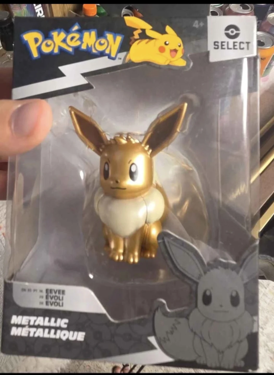 Pokémon Eevee Metallic Action Figure