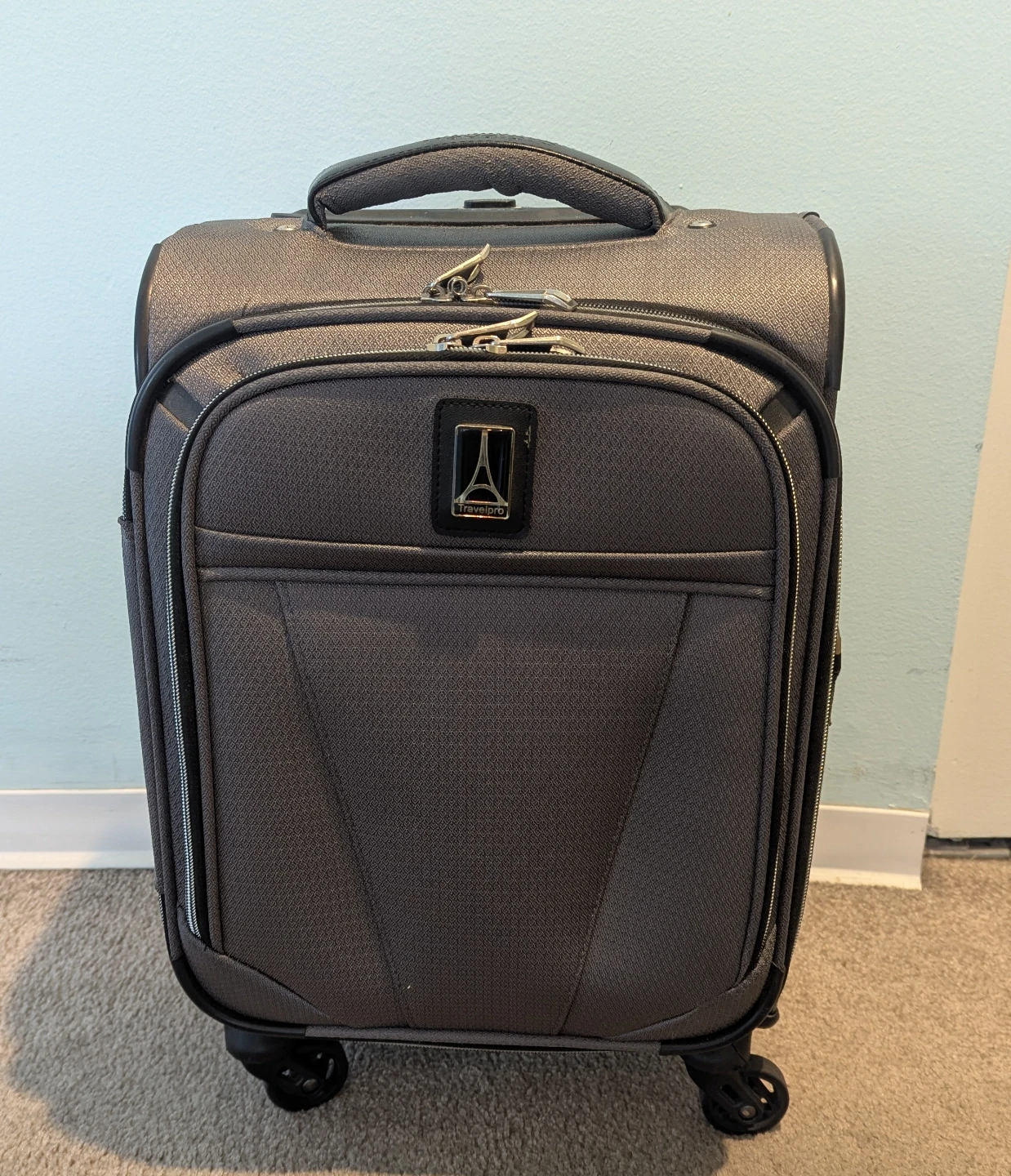 Travelpro Grey Rolling Carry-On Luggage
