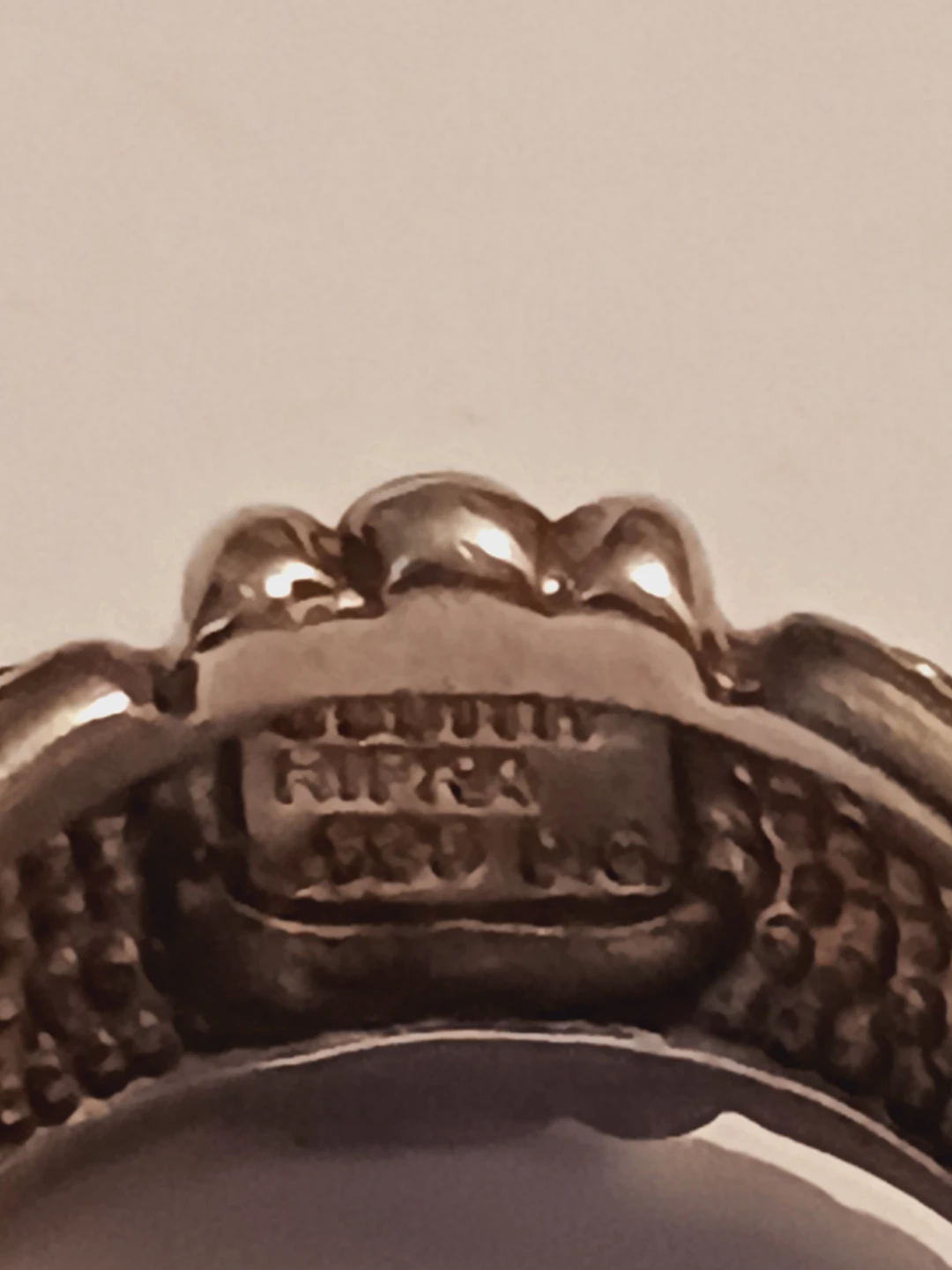 JUDITH RIPKA 925 SIGNED STERLING SILVER RING. 6. - photo 4