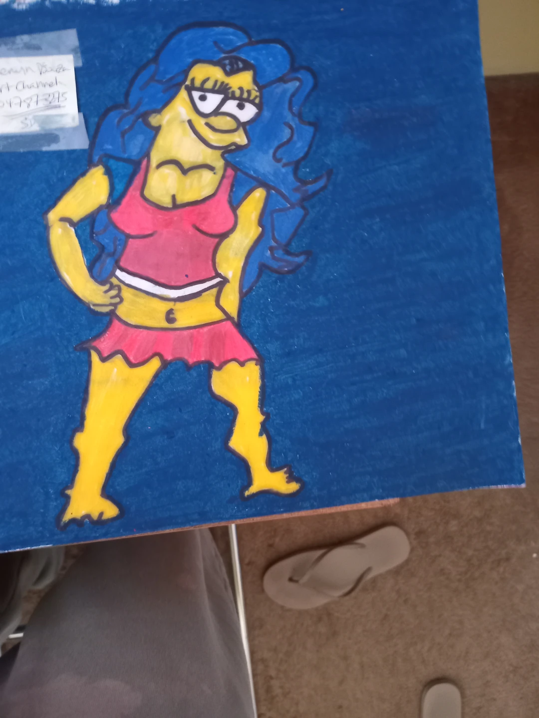 Young Marge Simpson Drawing Illustration by Me - photo 2
