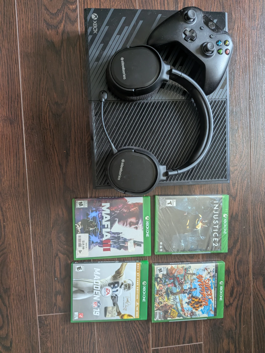 Xbox One with Games and Wireless Headset