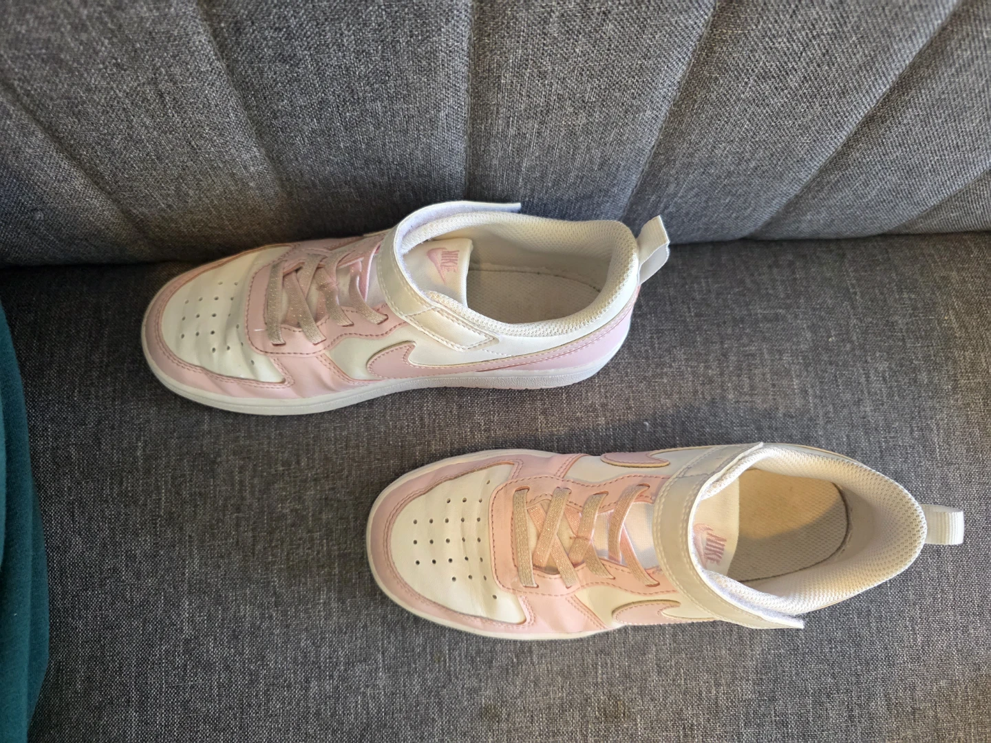 Nike Court Vision Low TD Pink White preschool  Shoes - photo 2