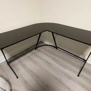 Espresso brown L-Shaped Corner Desk
