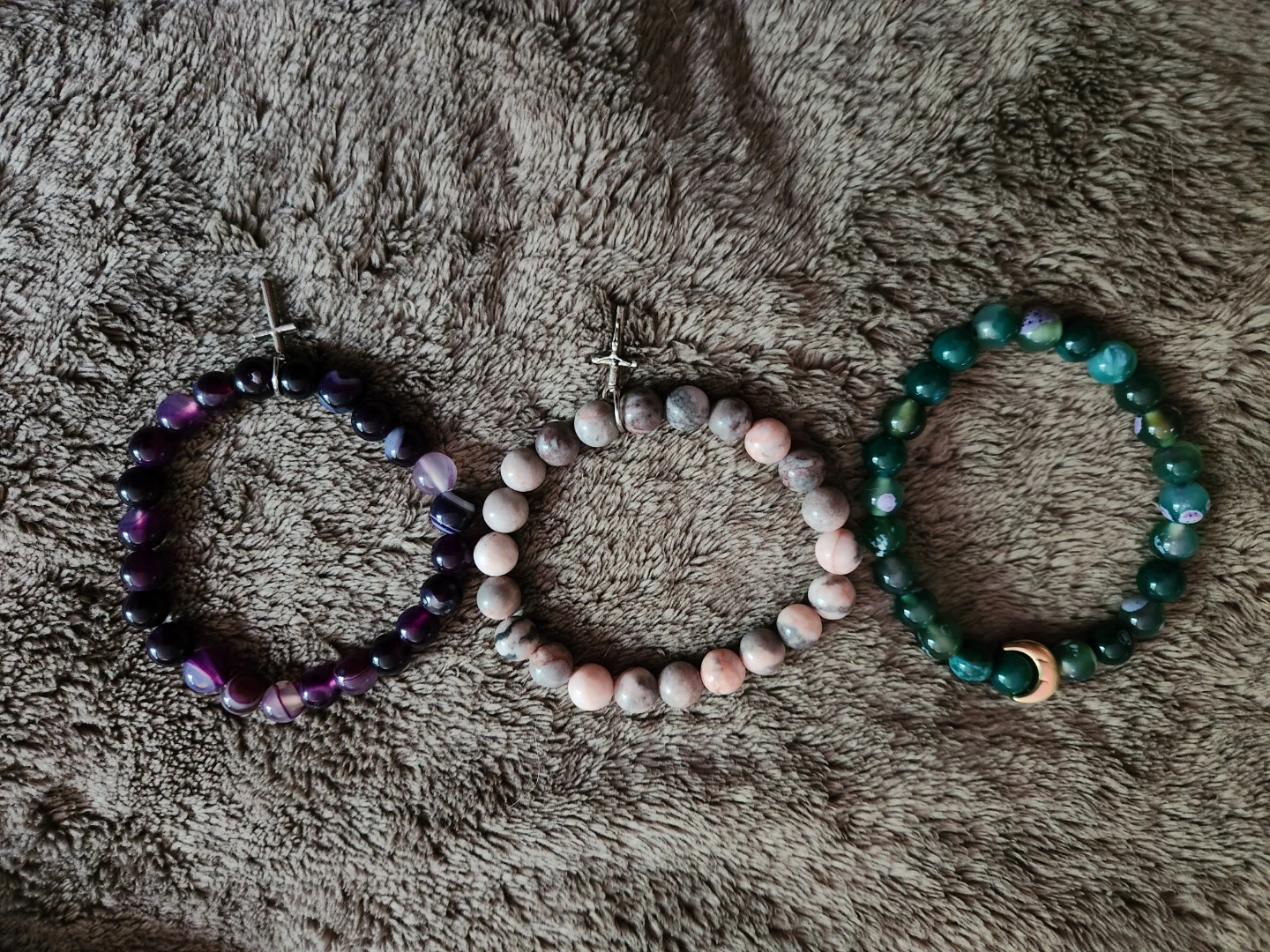 Beaded Bracelets with Charms
