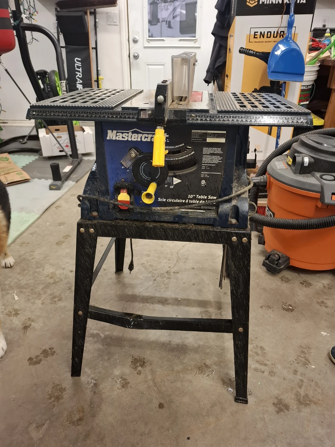 Mastercraft 10" Table Saw with Stand