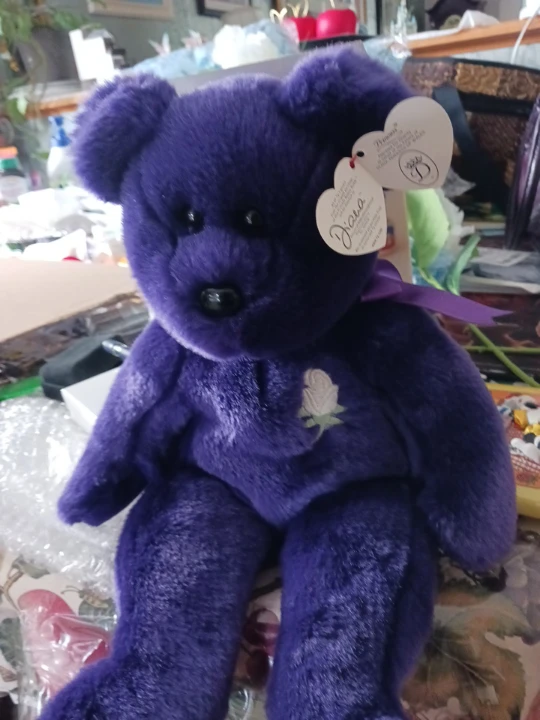 Ty Beanie Buddy Princess Diana Bear