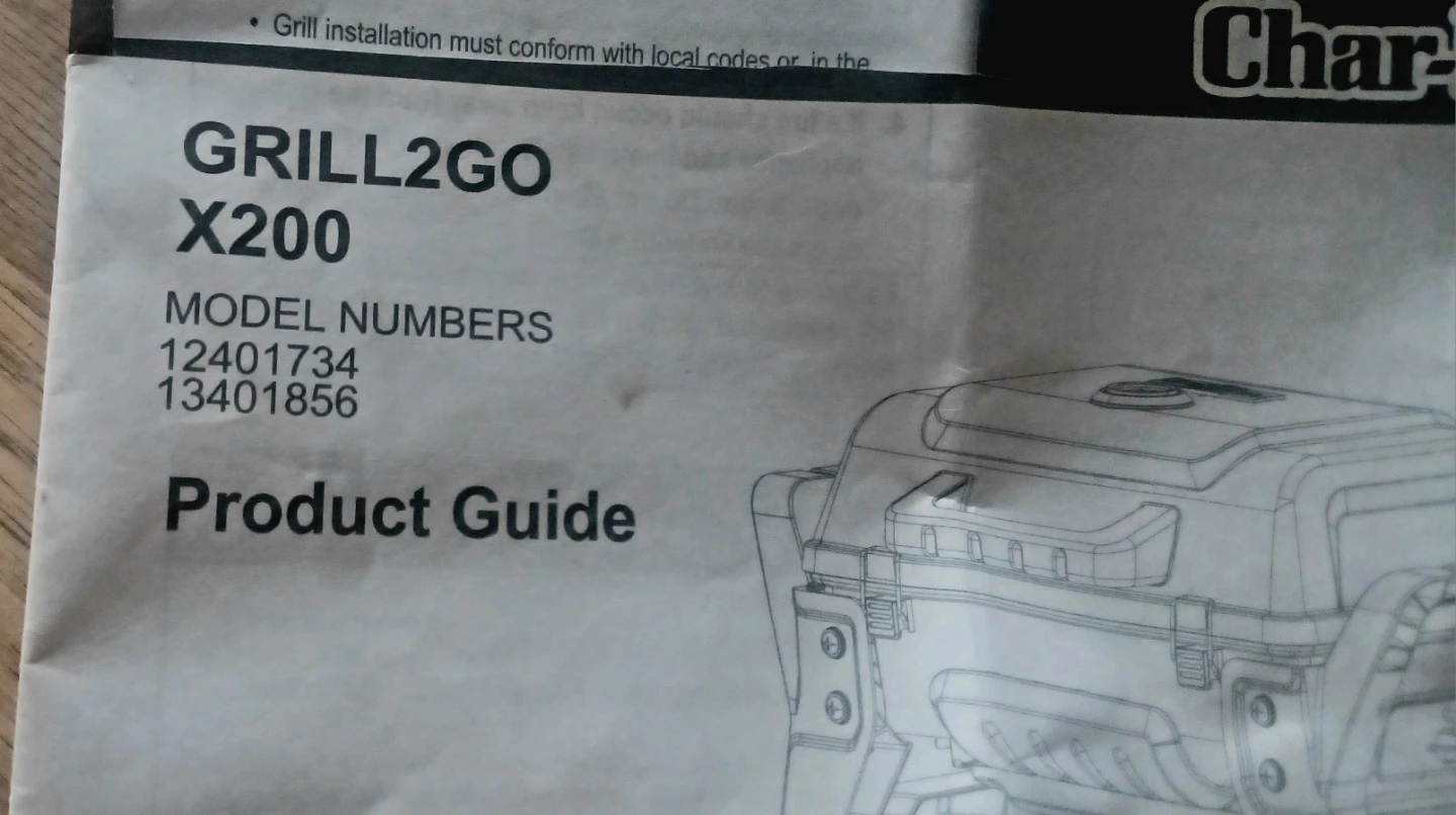 Char-Broil Grill2Go X200 Portable Propane Grill/ Moving sale