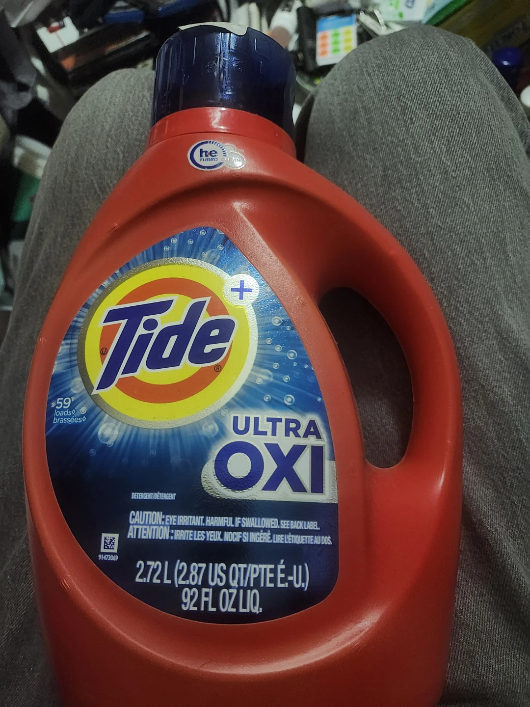 Tide Ultra Oxi Liquid Laundry Detergent - 92 Fl Oz