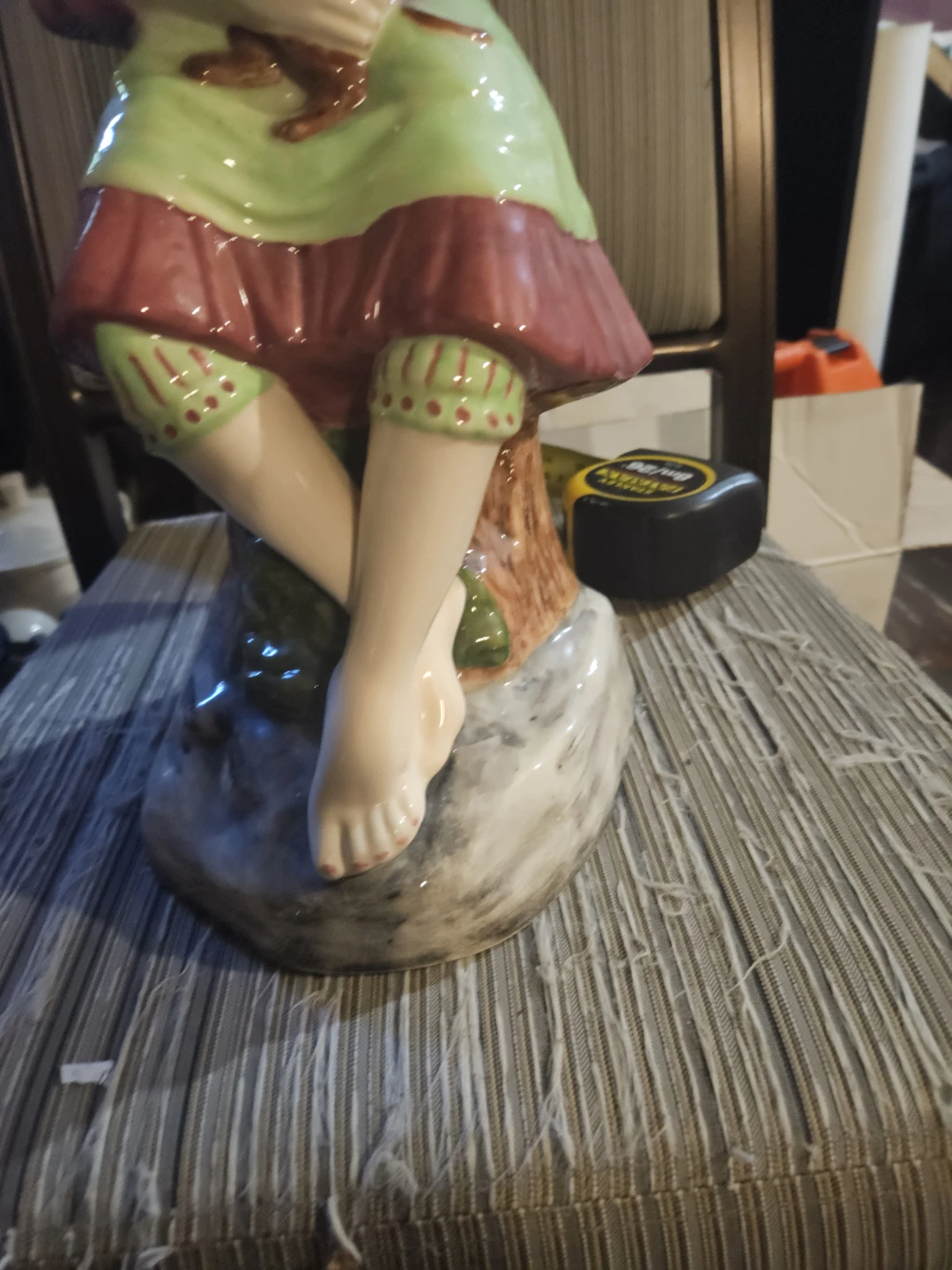 Ceramic Figurine of Girl with Dog - photo 4