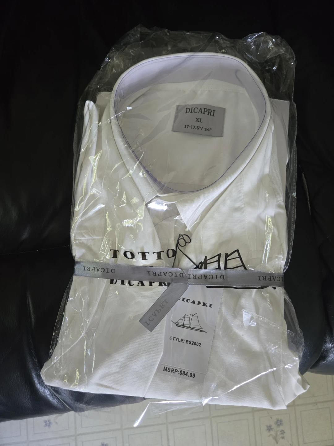 Dicapri XL White Dress Shirt