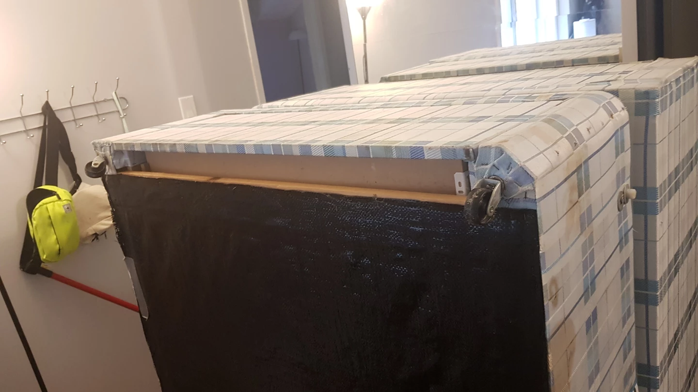 Doble Bed Base with 4 built in Drawers - photo 4