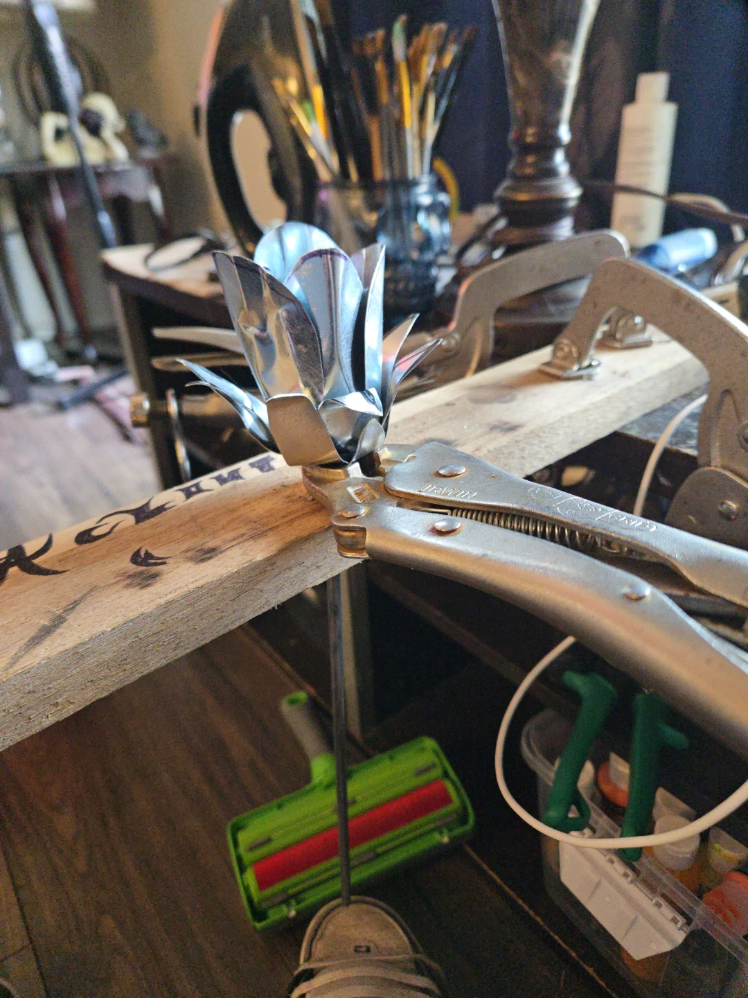 1 Handmade Metal Roses