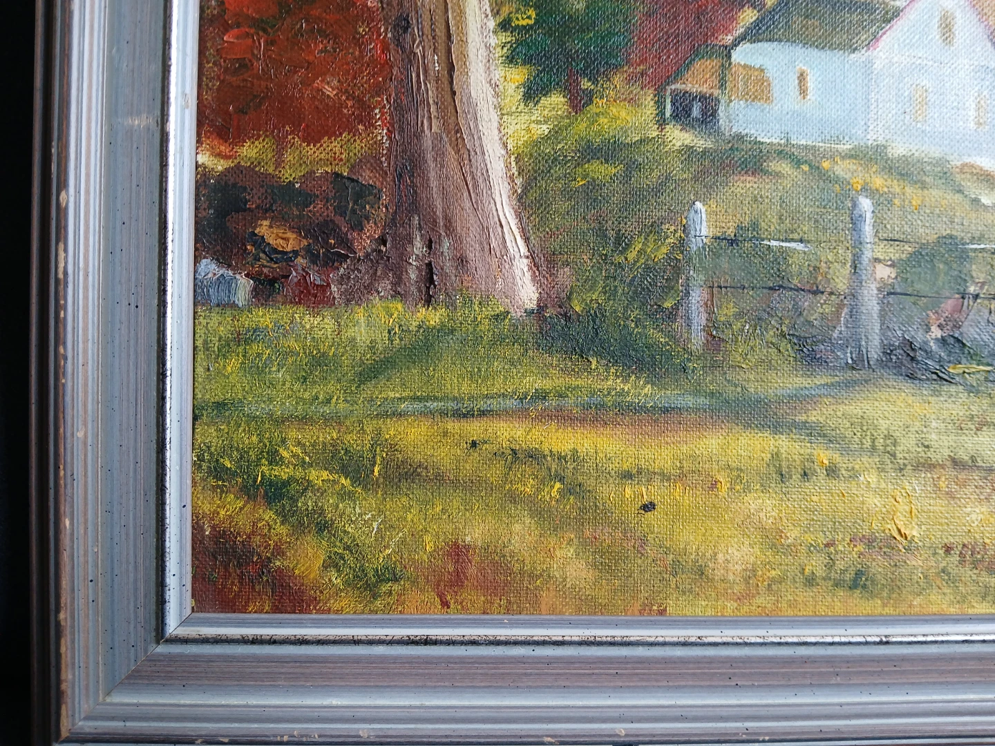 Framed Landscape Oil Painting - photo 2