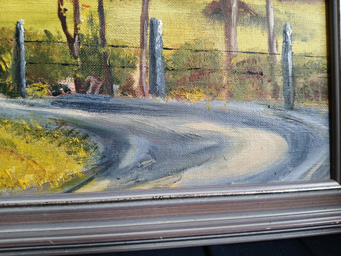 Framed Landscape Oil Painting - photo 3