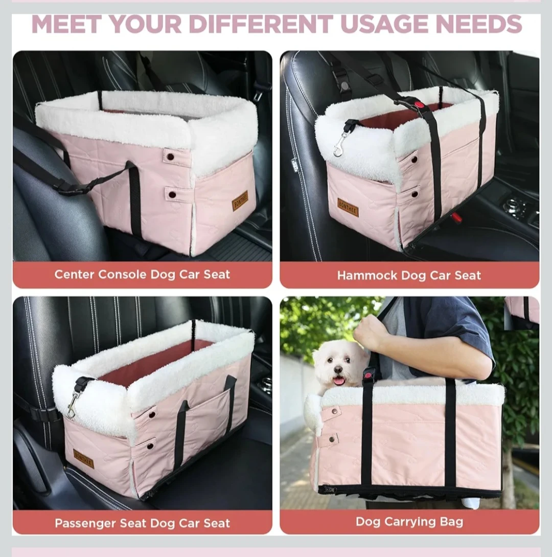 NEW Center Console Dog Car Seat for Small Dogs - photo 4