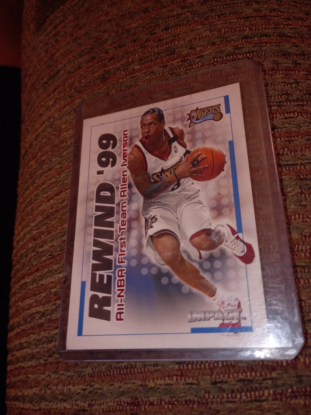 1999 Fleer Skybox Allen Iverson Basketball Card