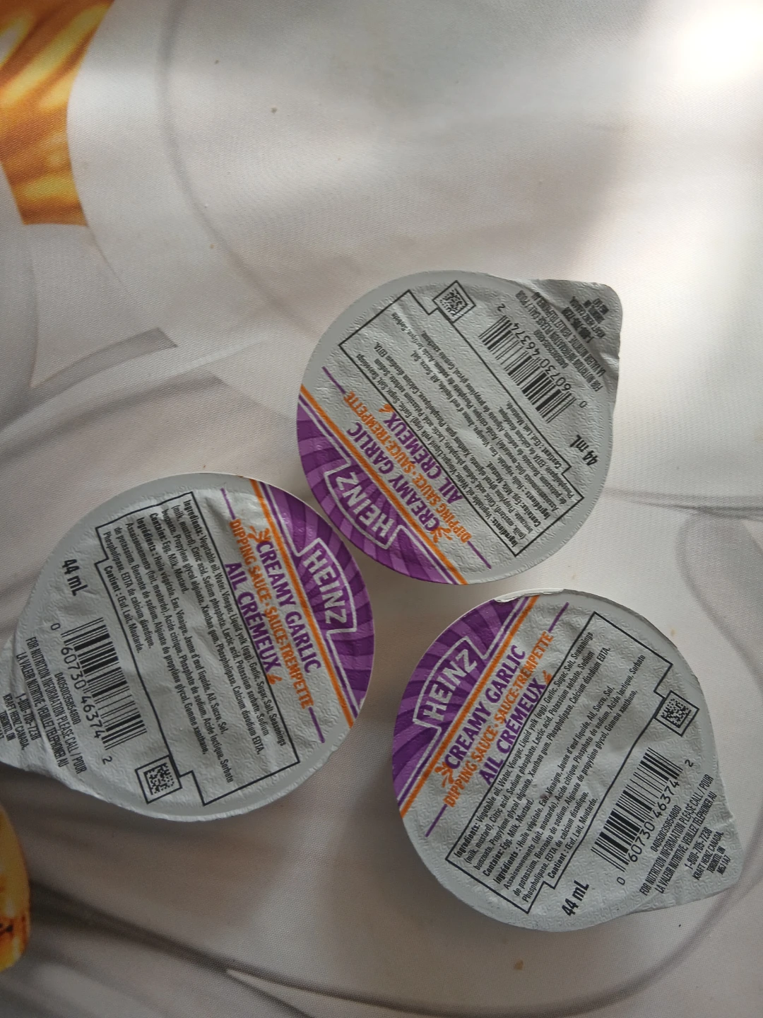 ⚽️Heinz Creamy Garlic Dipping Sauce - 3 x 44ml