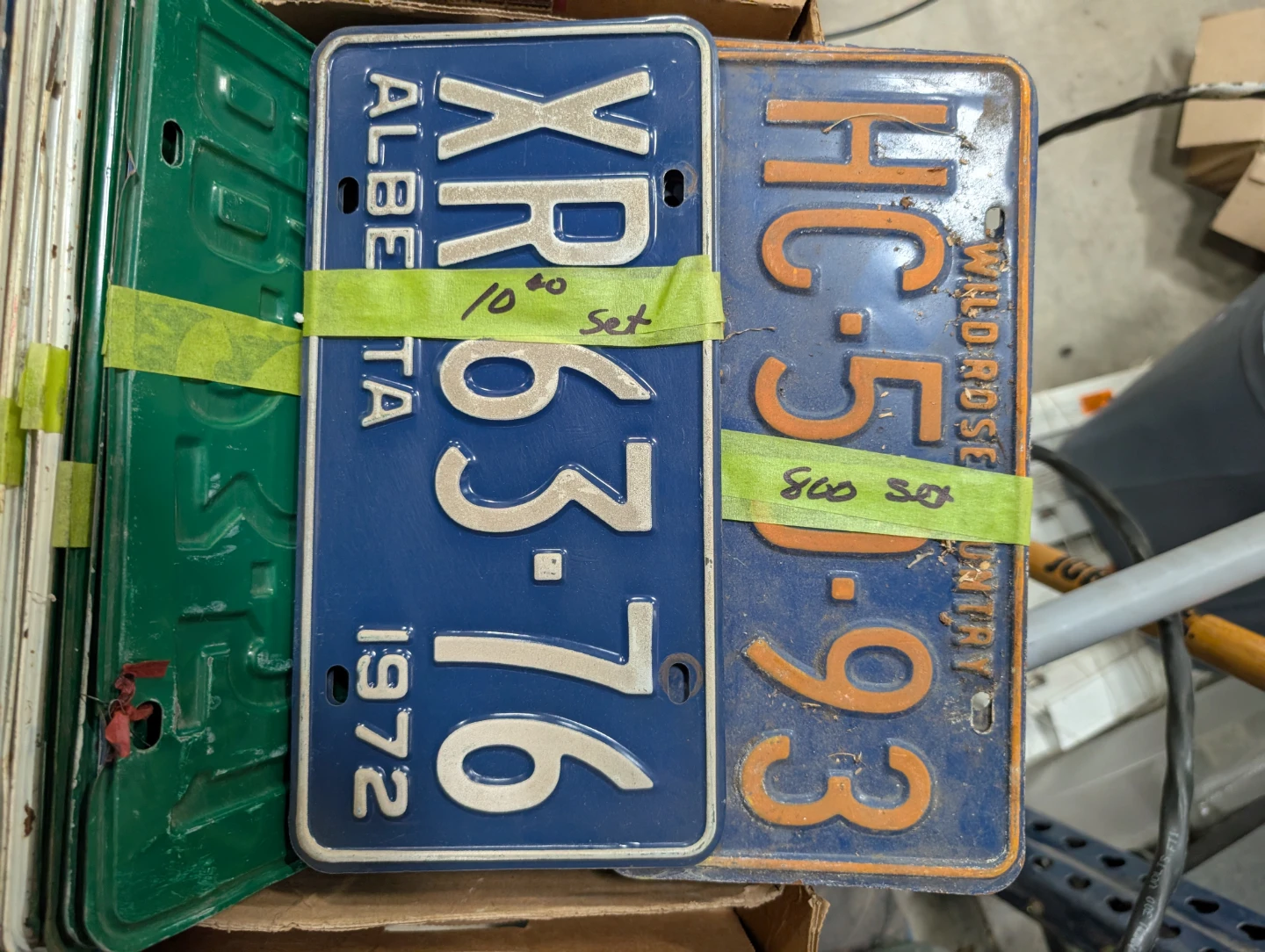 Alberta License Plates Collection - photo 2