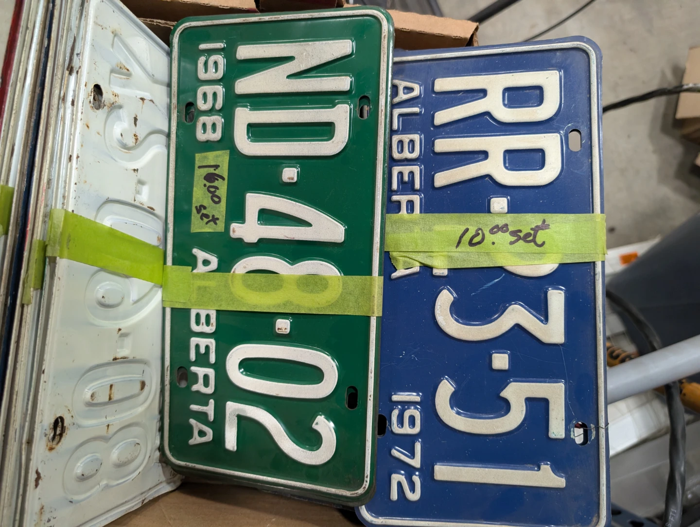 Alberta License Plates Collection - photo 3