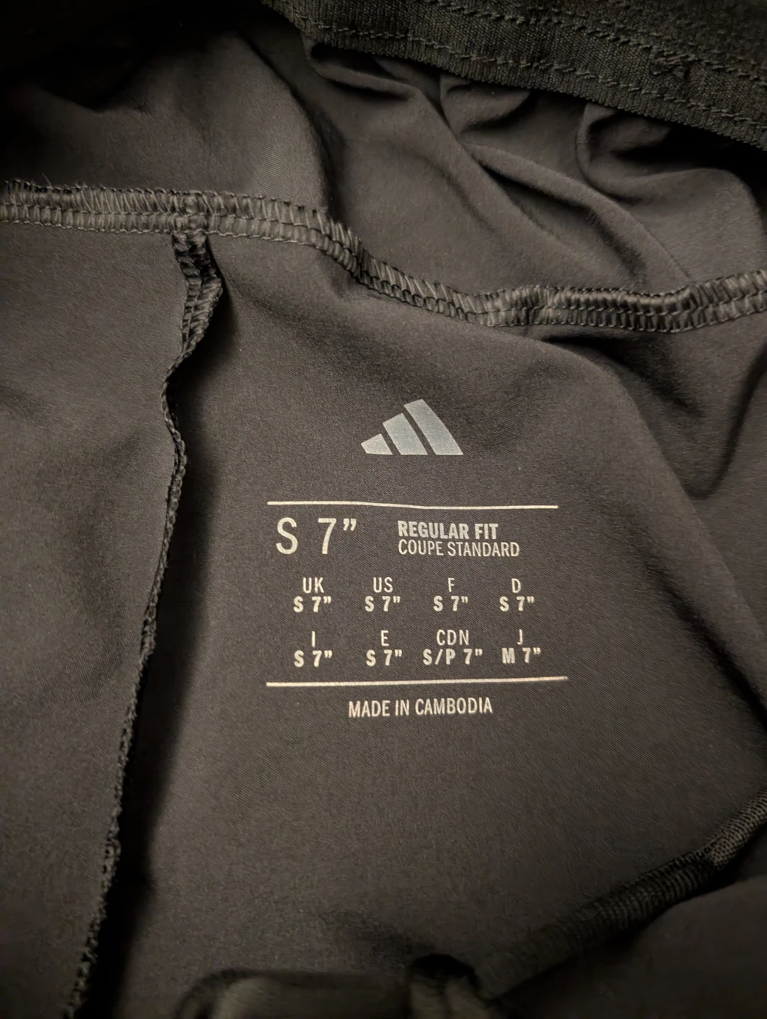 Adidas Men's Black Regular Fit Athletic Shorts Size S - photo 4