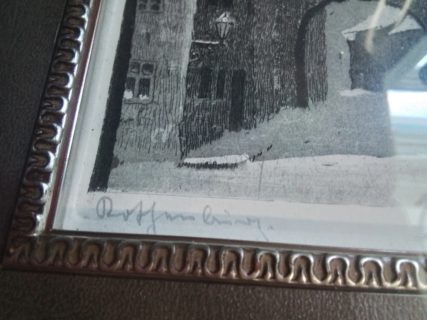 Vintage Ernst Geissendörfer Original Signed Etching - photo 4