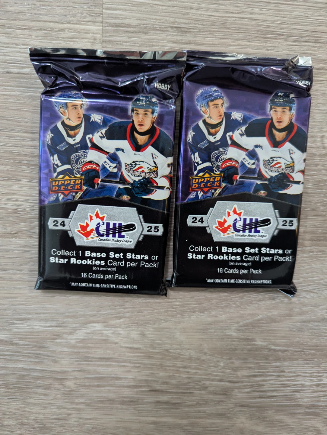 ⚽ 2 Upper Deck CHL Hockey Card Packs