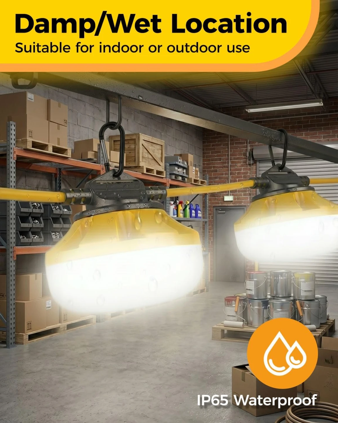 50ft Construction String Lights - photo 3