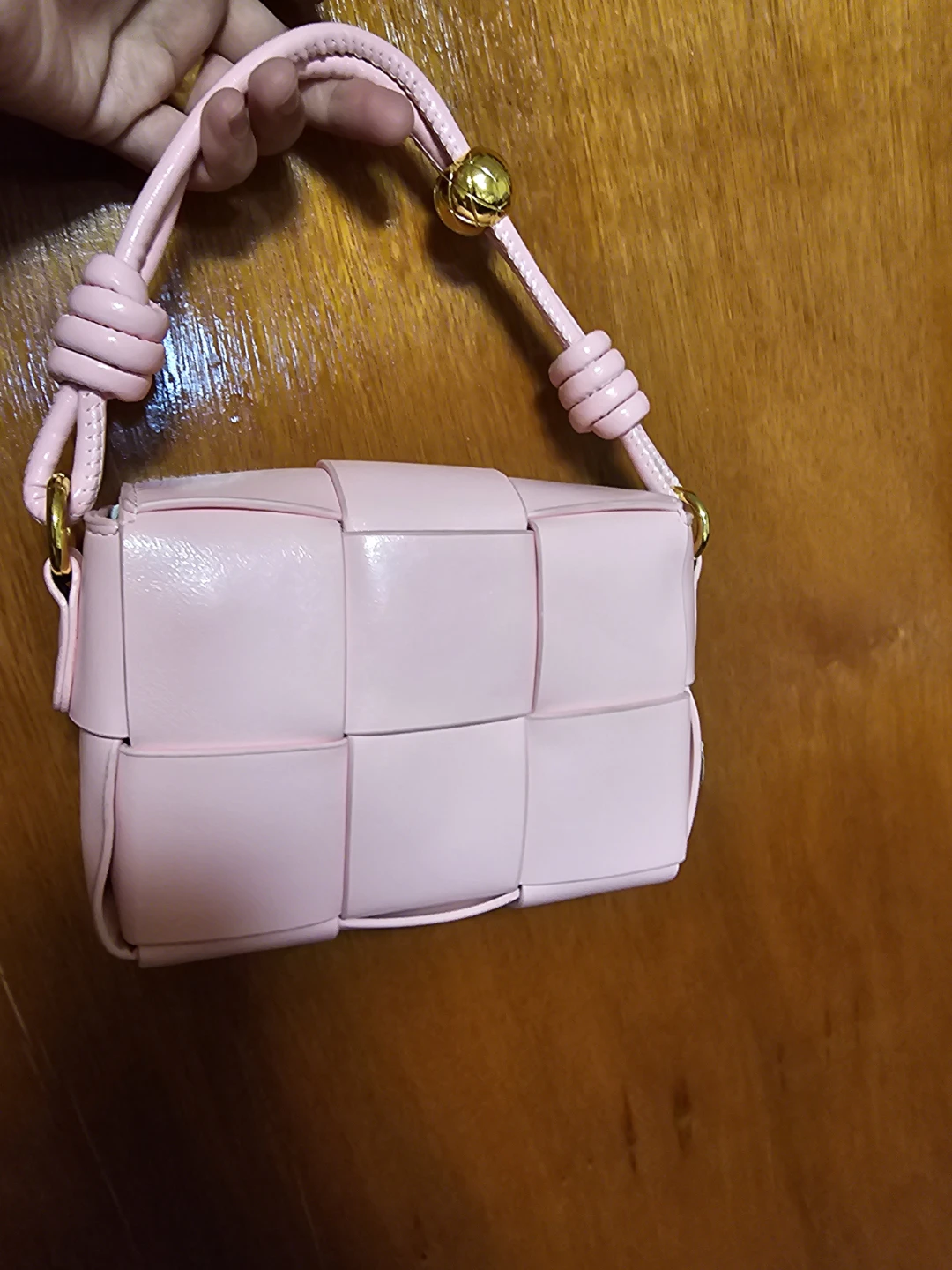 Pink Woven Handbag - photo 2
