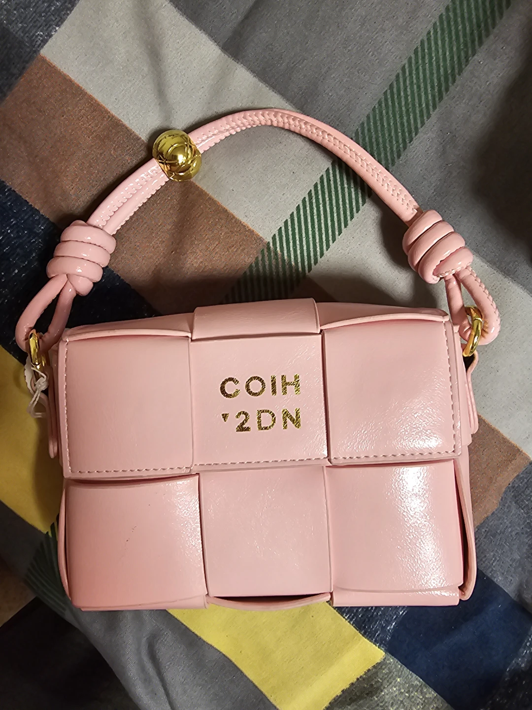 Pink Woven Handbag - photo 3