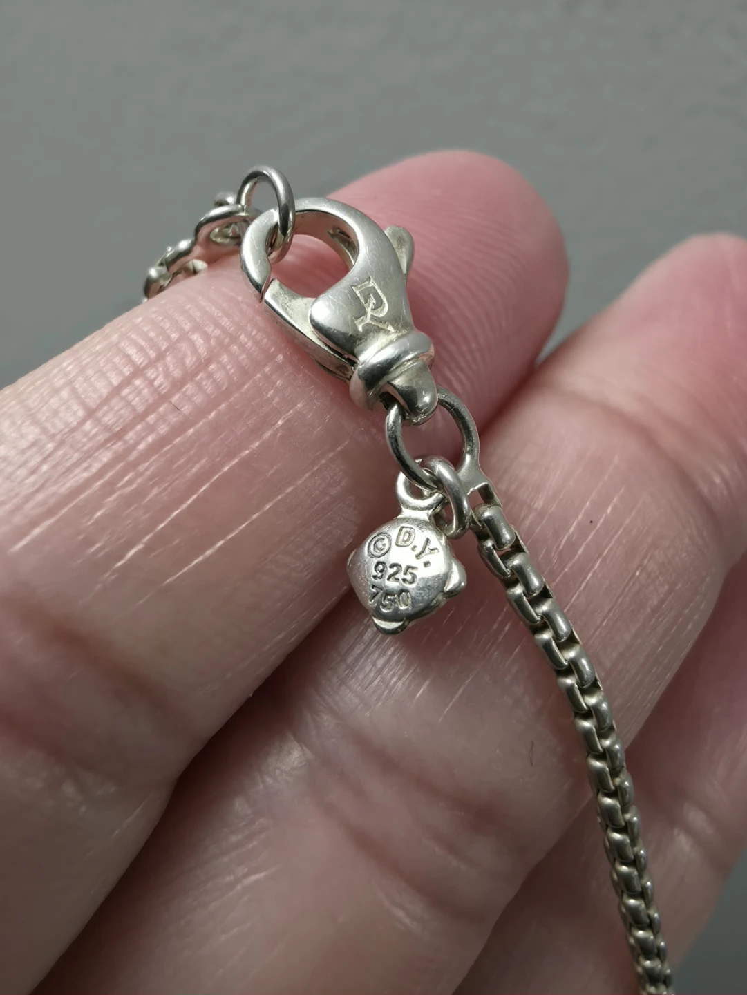 David Yurman Sterling Silver & Gold Necklace - photo 5