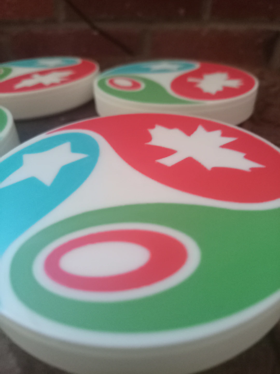 Set of 4 Coasters with FIFA inspired Design - photo 4