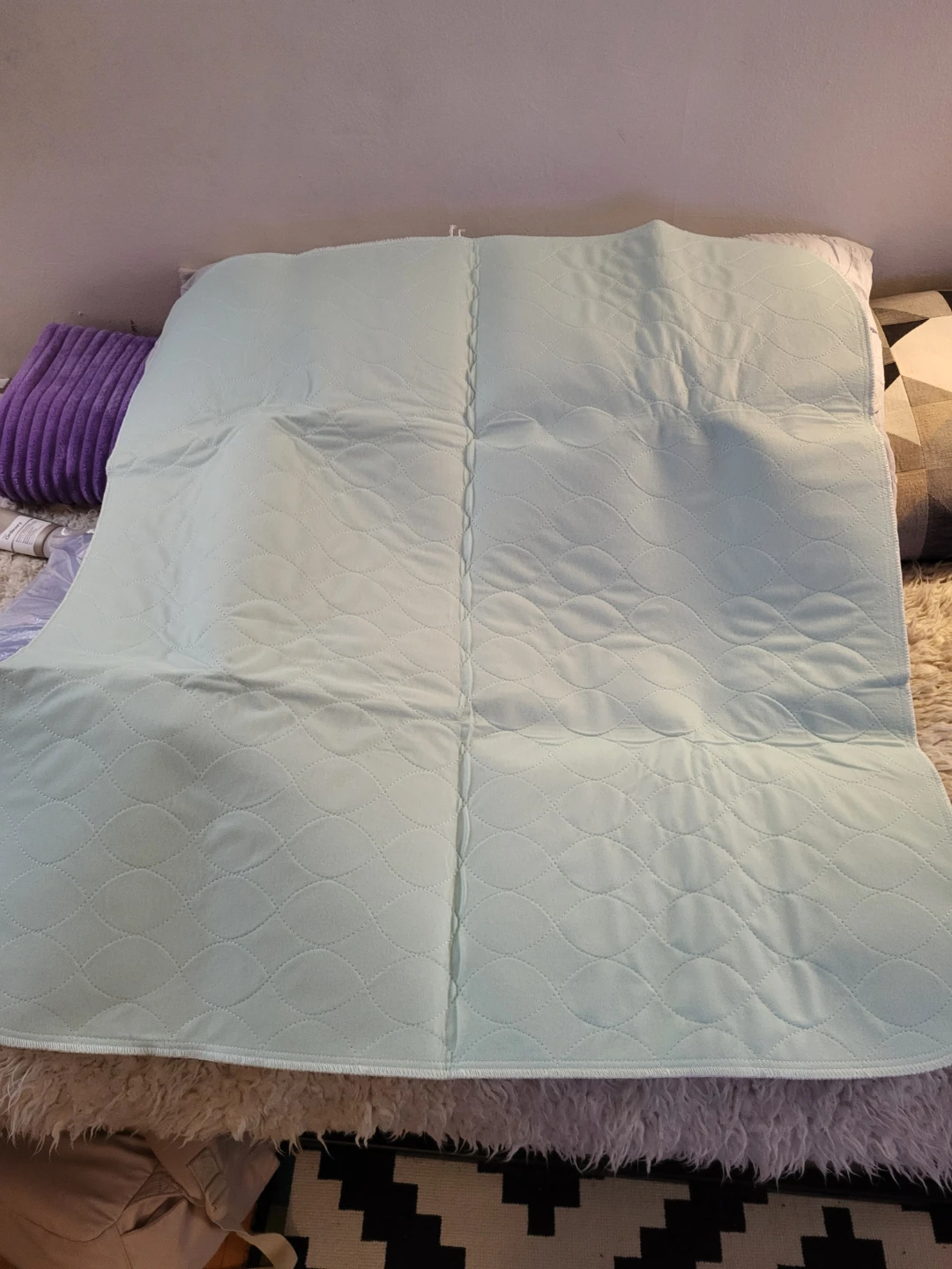 5 draw sheets or reusable blue pads, Mattress Protector Pad⚽️ - photo 2