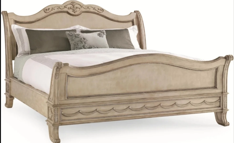 Queen bed and 1 matching nightstand