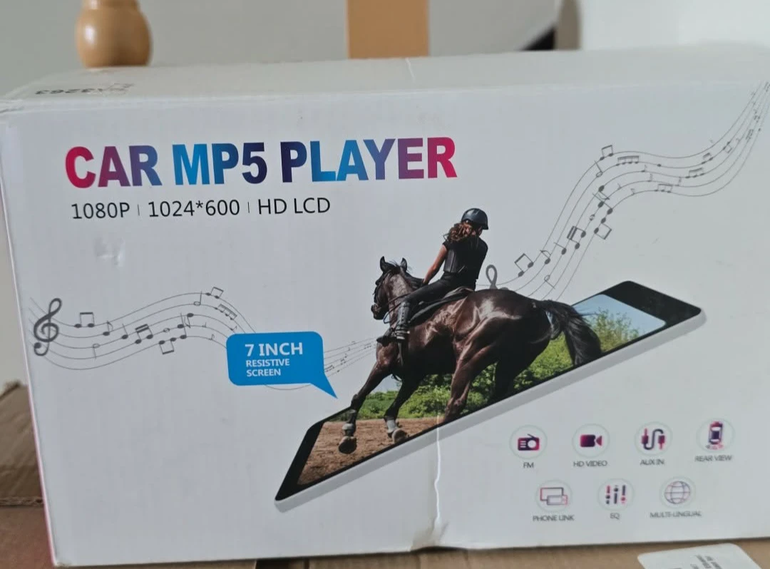 Car MP5 Player with 7 Inch Resistive Screen