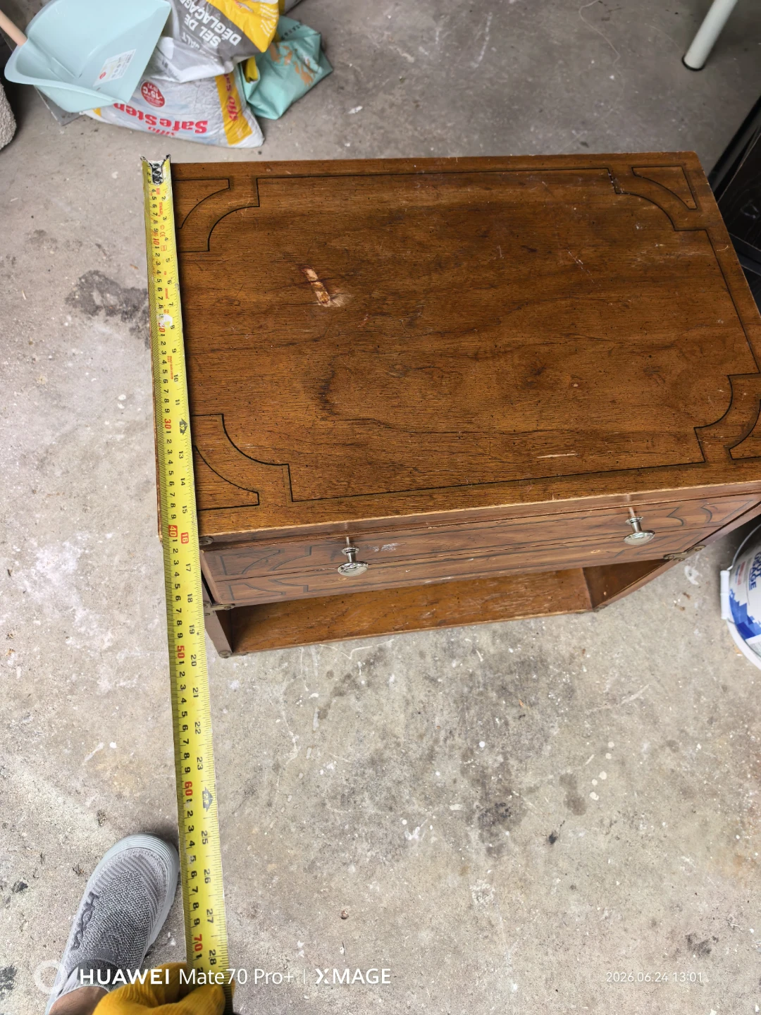 Wooden End Table - photo 3