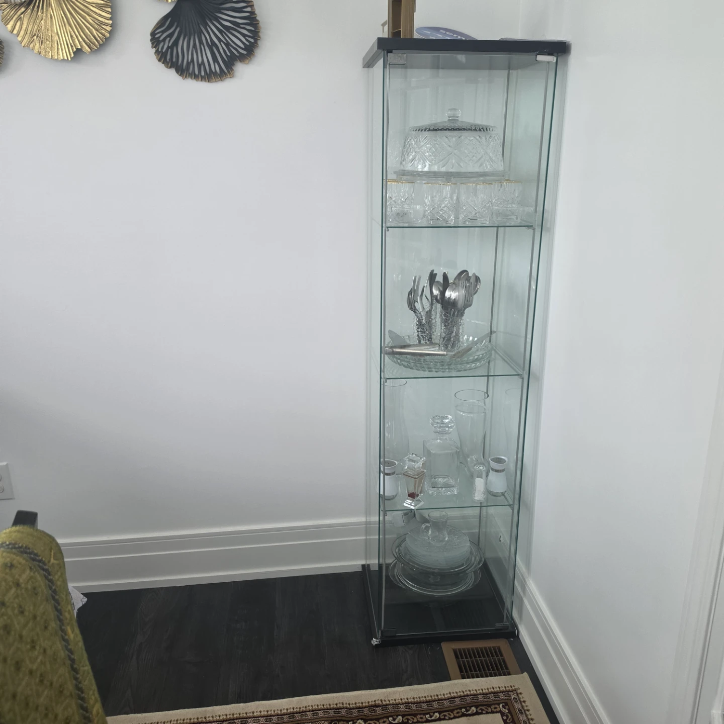 Tall Glass Display Cabinet