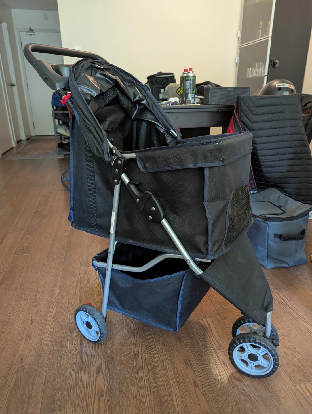 Black Pet Stroller
