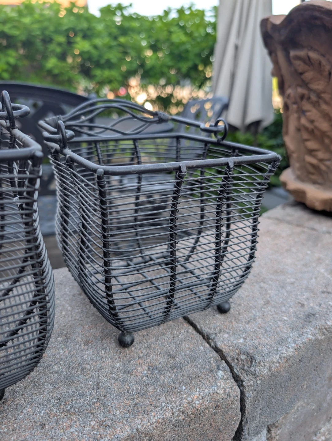 Set of Beautiful Wire Baskets - photo 3