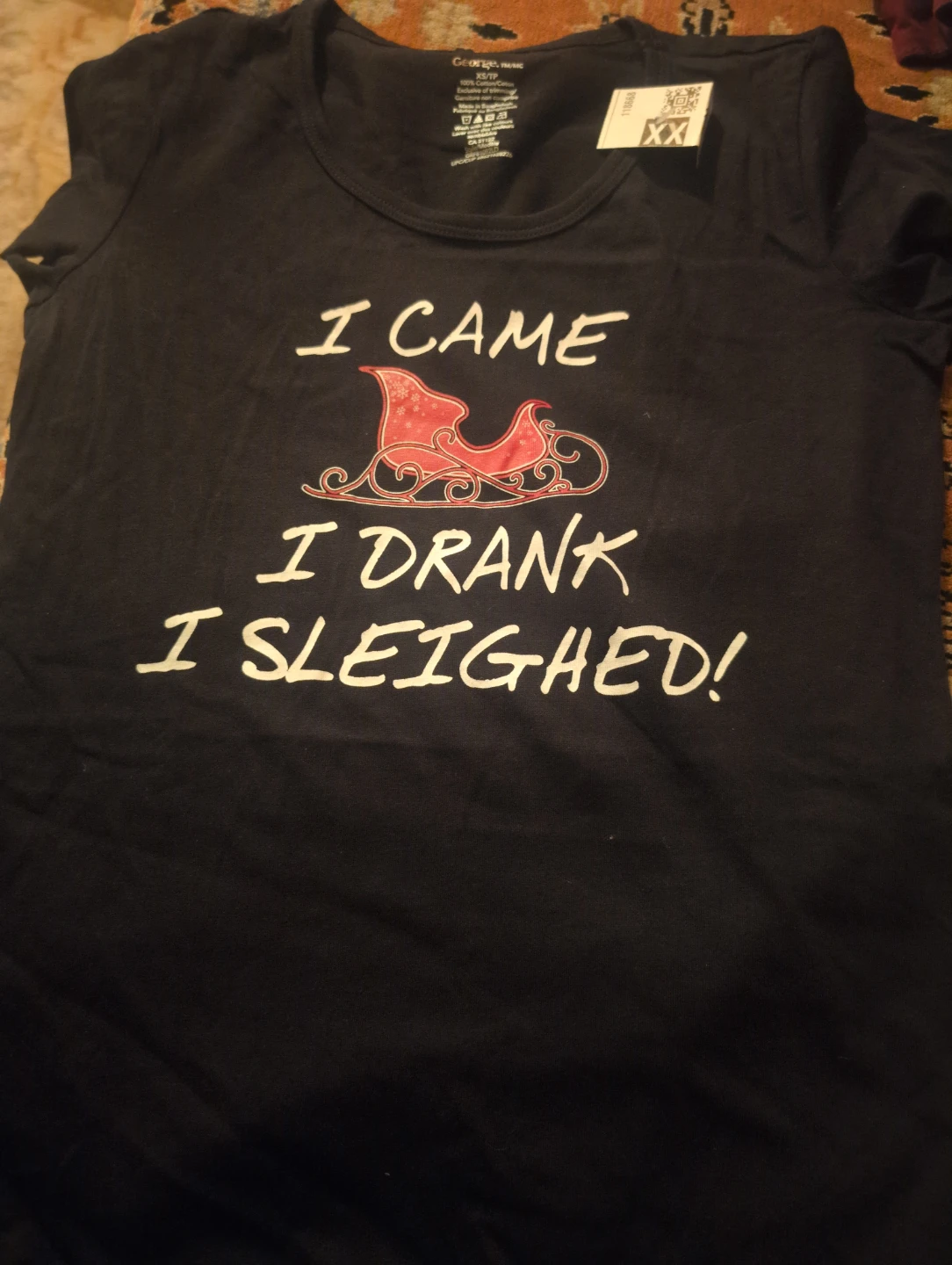 George Black "I Came I Drank I Sleighd" T-Shirt