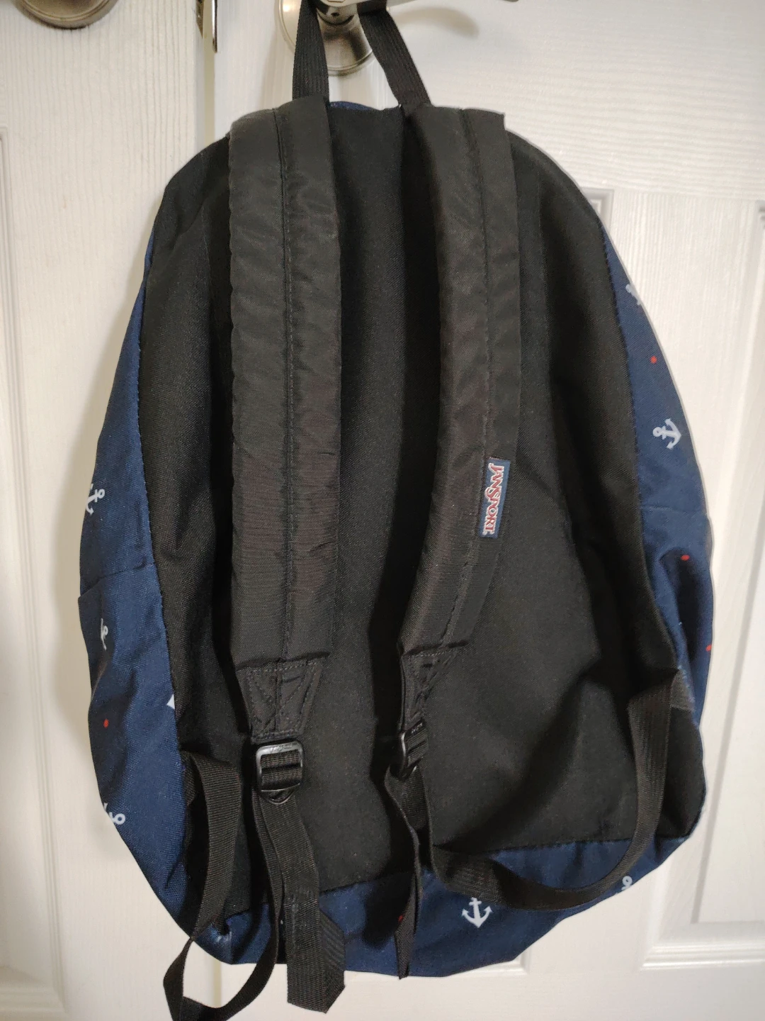 Jansport Backpack - Navy Anchor Print - photo 2