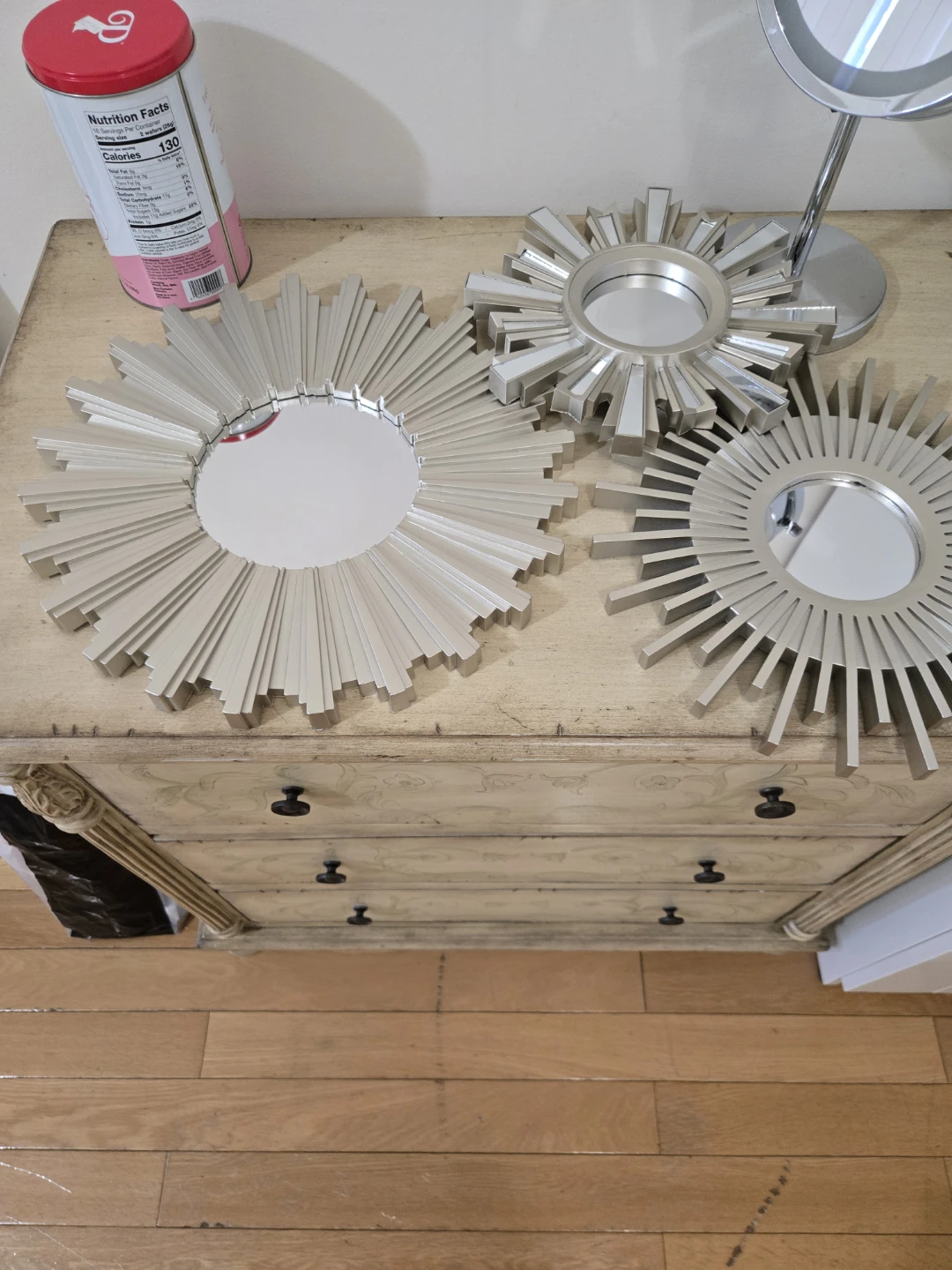 Set of 3 Sunburst Mirrors