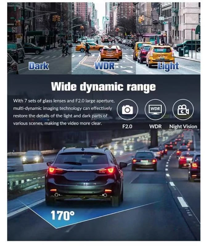 Prilotte Three Channels 4K Dash Cam - photo 3
