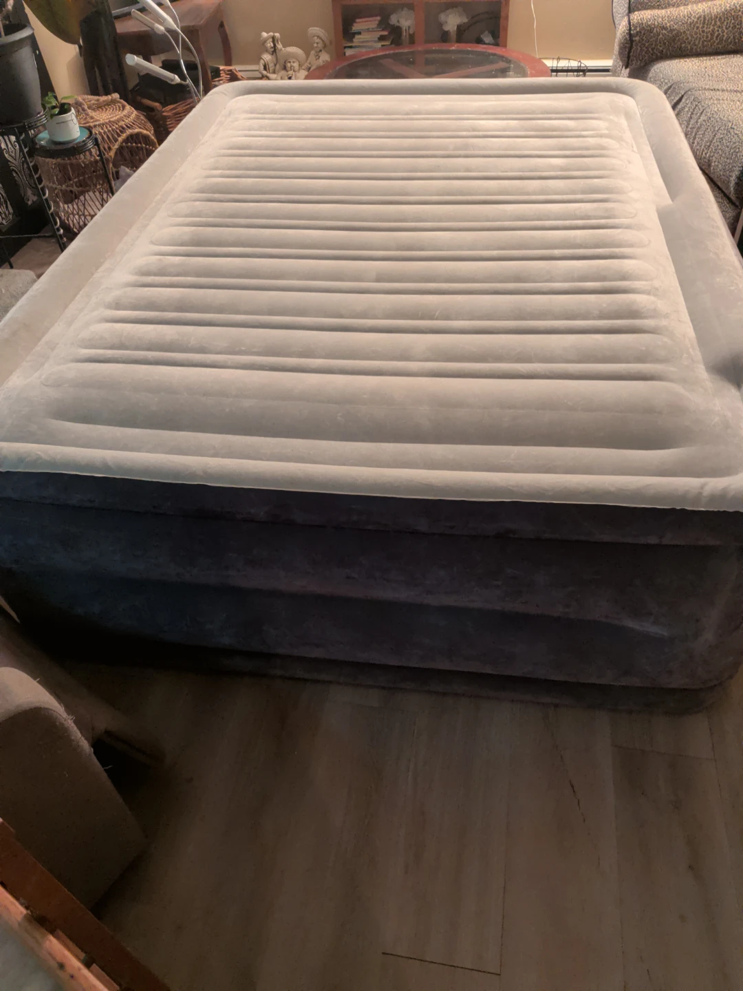 Intex Raised Downy Air Mattress with Built-in Pump