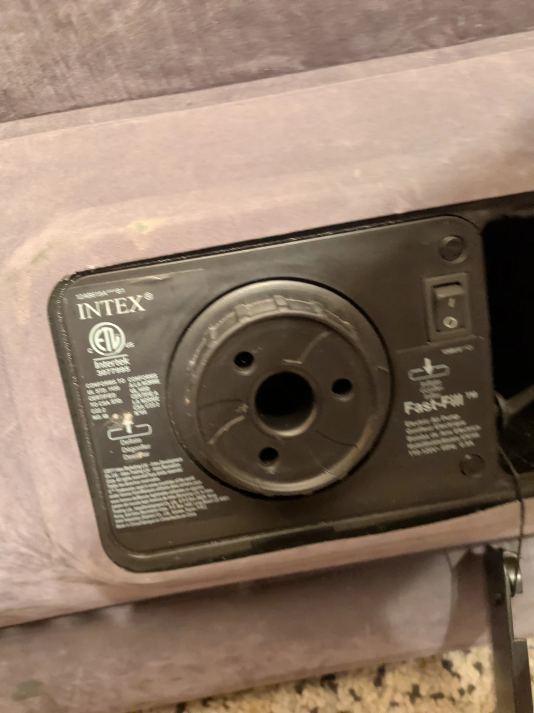 Intex Raised Downy Air Mattress with Built-in Pump - photo 4
